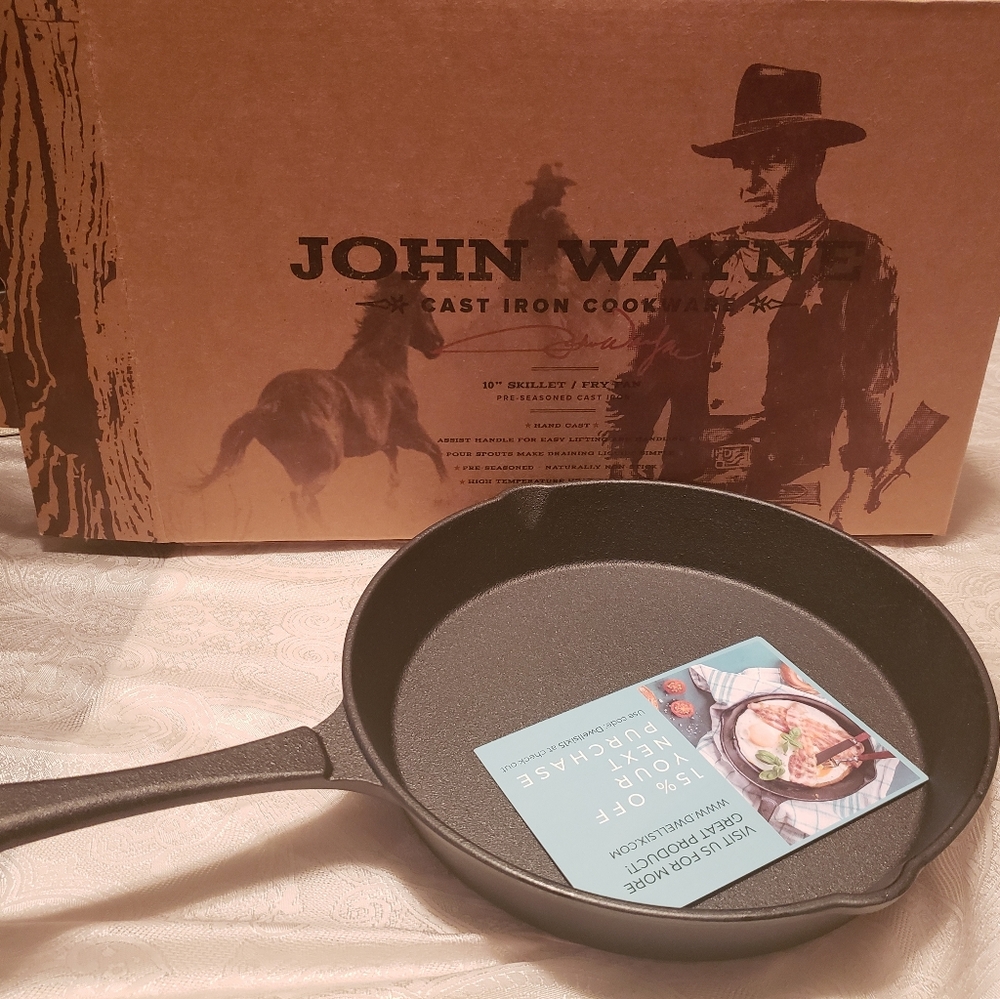 John Wayne Cast Iron Cookware - Picture 2 of 2